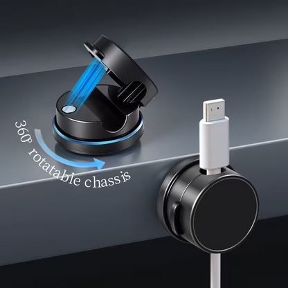 CableSnap - Rotatable Magnetic Desk Organizer - (4pc)
