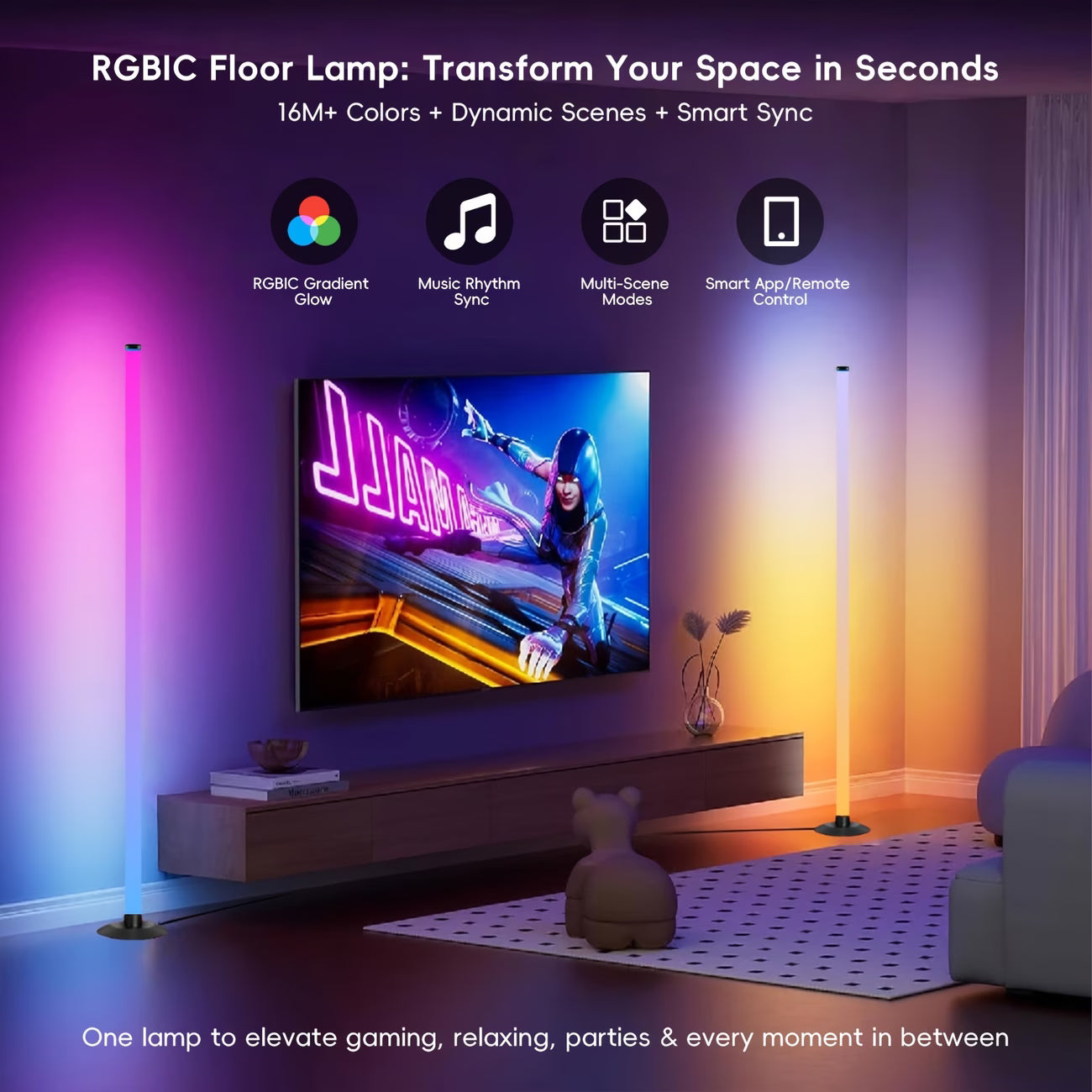 Smart RGB IC LED Floor Lamp