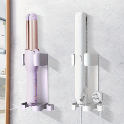 Wall Mounted Hair Curling & Straightener Holder