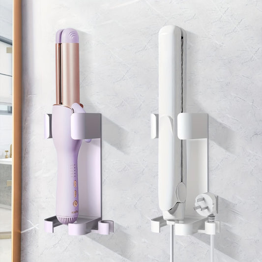 Wall Mounted Hair Curling & Straightener Holder