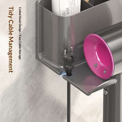Wall-Mounted Hair Dryer Holder