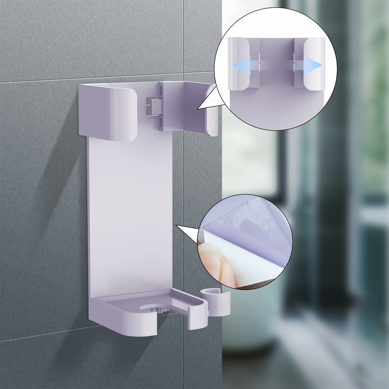 Wall Mounted Hair Curling & Straightener Holder