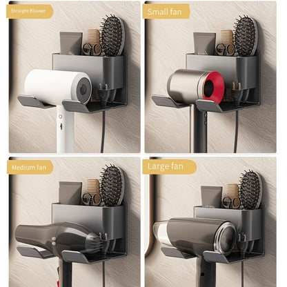 Wall-Mounted Hair Dryer Holder
