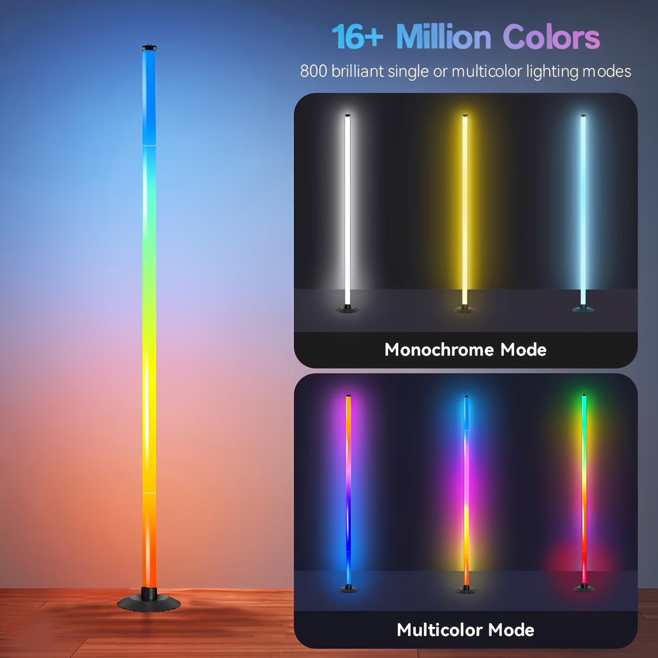 Smart RGB IC LED Floor Lamp
