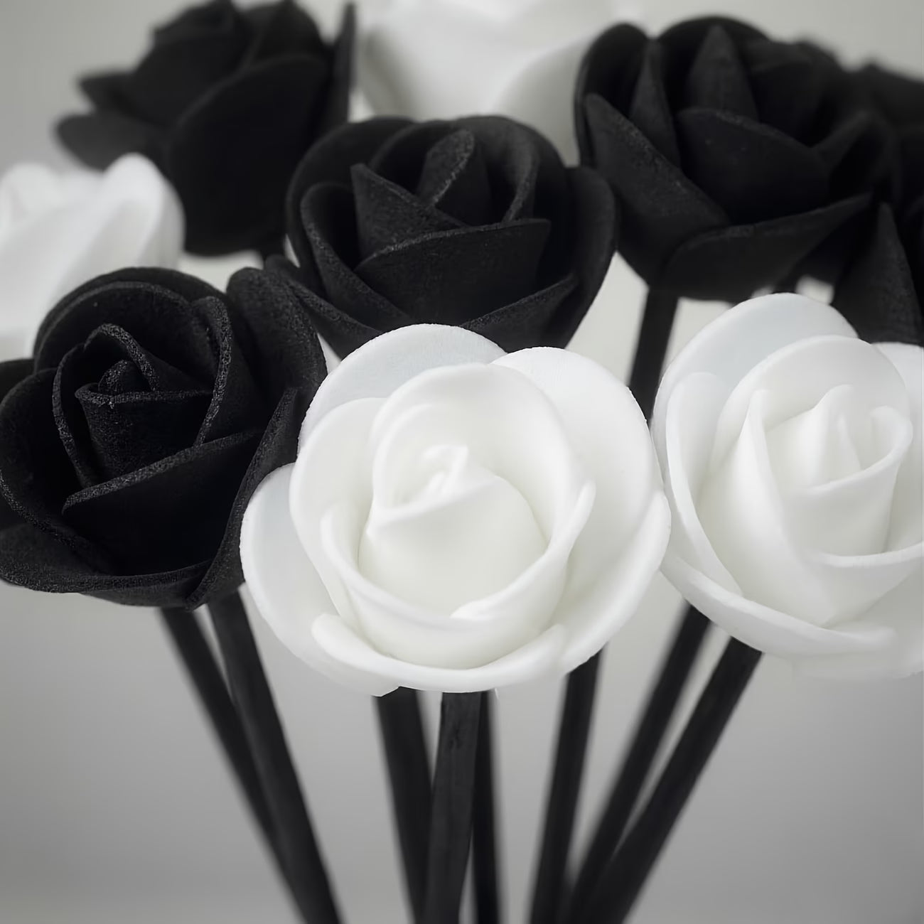 Black & White Rose Reed Diffuser Sticks
