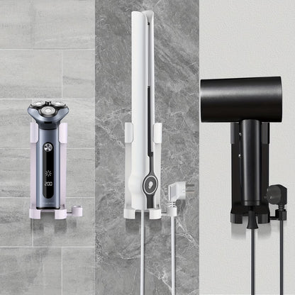 Wall Mounted Hair Curling & Straightener Holder