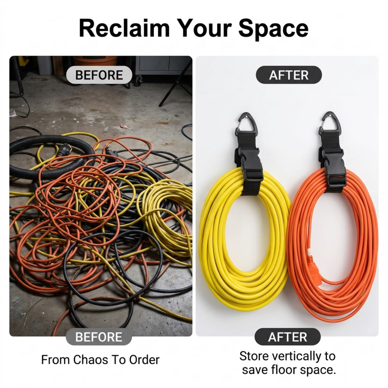 Heavy-Duty Adjustable Storage Straps