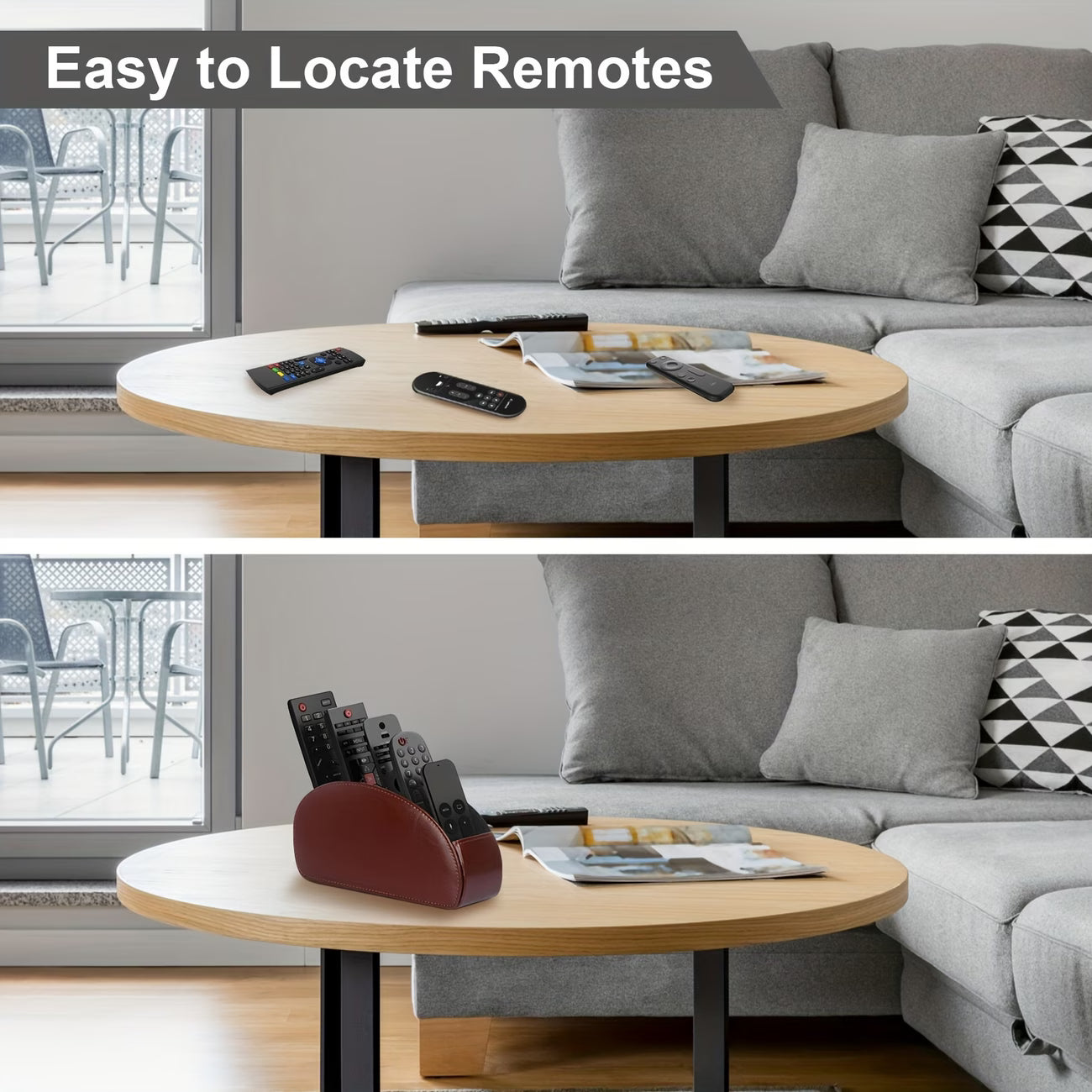 Leather Remote Control Holder